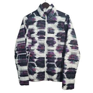 The North Face Women's Thermoball White Print Full Zip Jacket Size Medium